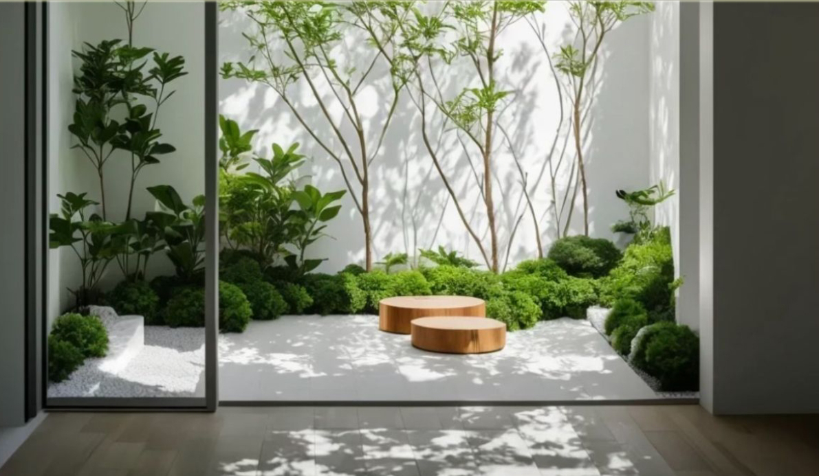 Khám phá nét đẹp từ những ngôi nhà phố xanh 2 tầng