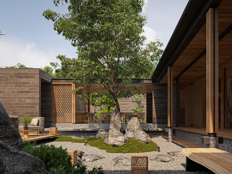 Biệt thự nhật 1 tầng